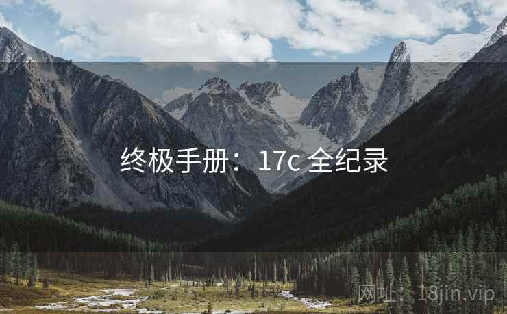 终极手册：17c 全纪录