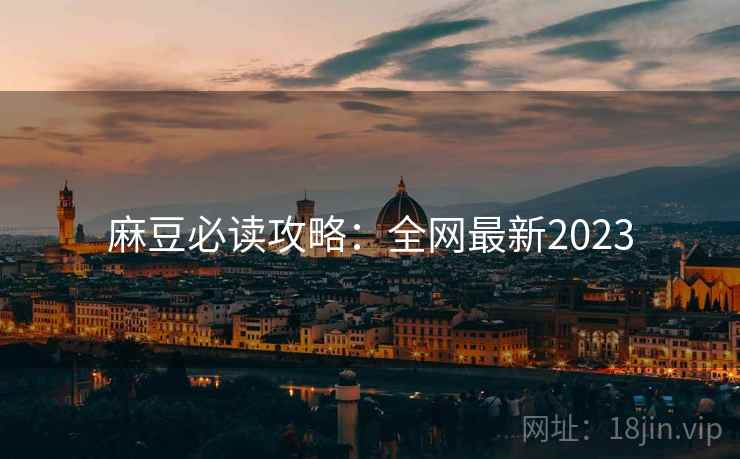 麻豆必读攻略：全网最新2023