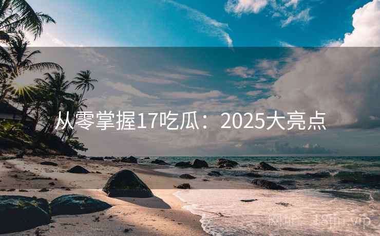 从零掌握17吃瓜：2025大亮点