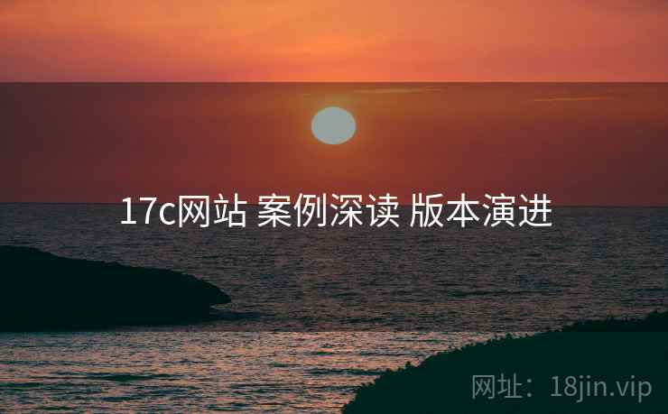 17c网站 案例深读 版本演进