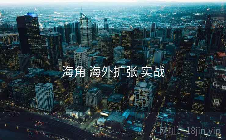 海角 海外扩张 实战