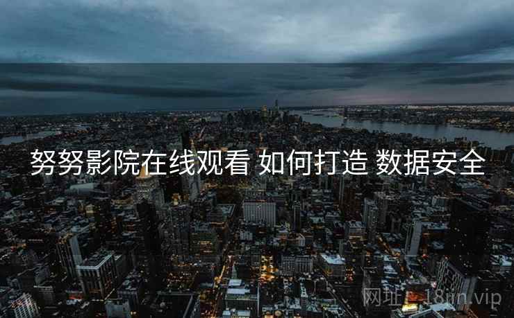 努努影院在线观看 如何打造 数据安全