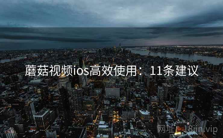 蘑菇视频ios高效使用：11条建议