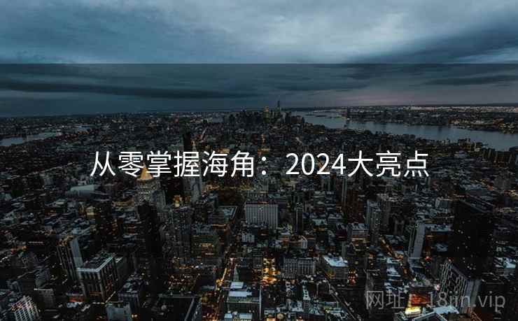 从零掌握海角：2024大亮点